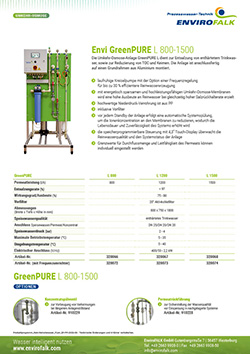 Information Envi GreenPURE L 800 -1500