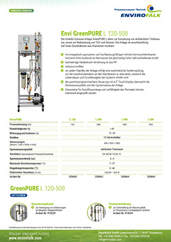Information Envi GreenPURE L 120 - 500