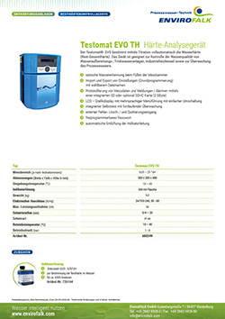 Information Testomat EVO TH Härte-Analysegerät