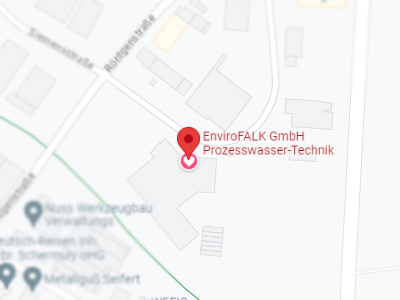 EnviroFALK Standort in Google Maps Ansicht