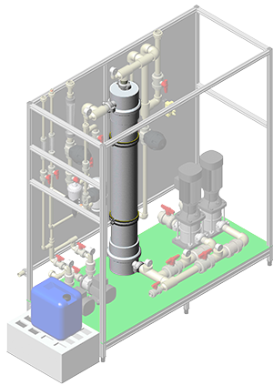 Modell Ultrafiltrationsanlage