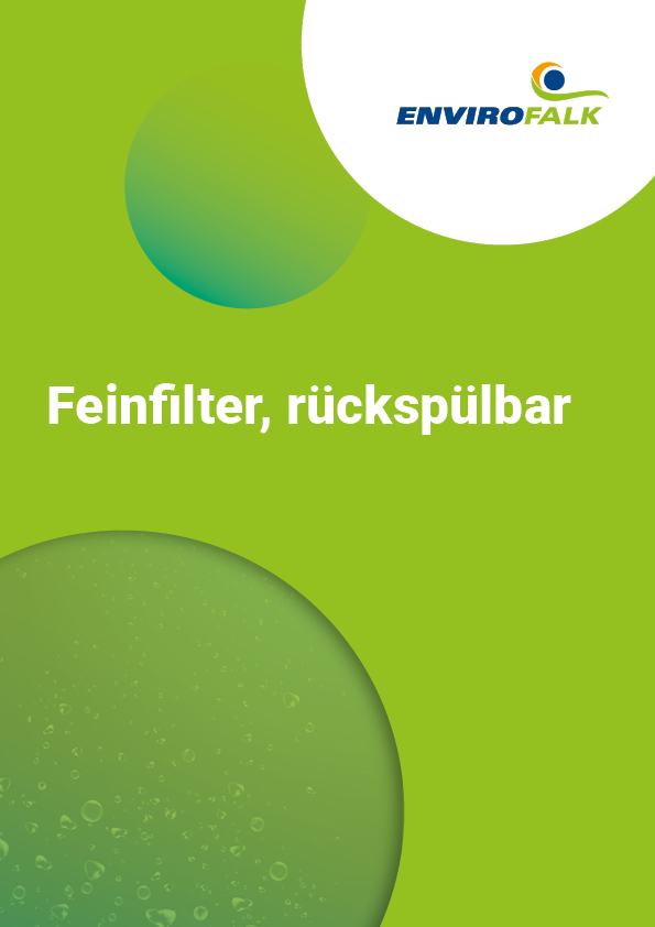 Deckblatt Produktflyer Feinfilter